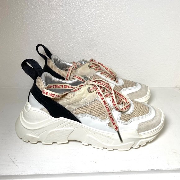 NEW Zadig & Voltaire Future Platform Chunky Sneakers 40 - Picture 2 of 7